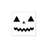 Jack O'Lantern Face Rubberstempel (Afrduk)