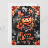 Jack O'Lantern Foto Halloween Kaart (Voorkant)