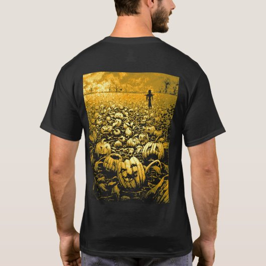 Jack O'Lantern Graveyard T-shirt (Achterkant)