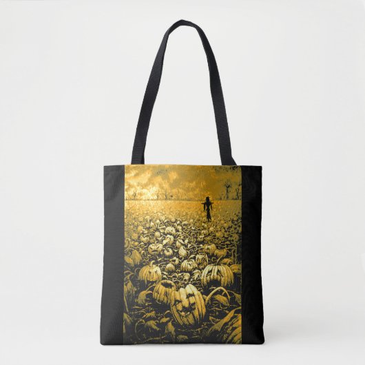 Jack O'Lantern Graveyard Tote Bag (Voorkant)