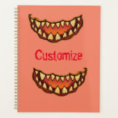 Jack o'lantern Grimace Gap Tooth Thunder_Cove Planner (Voorkant)