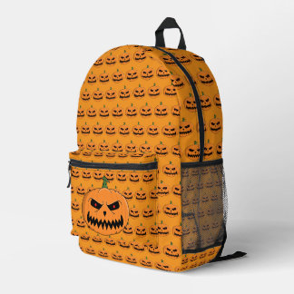 Jack O'Lantern - Halloween Bedrukte Rugzak