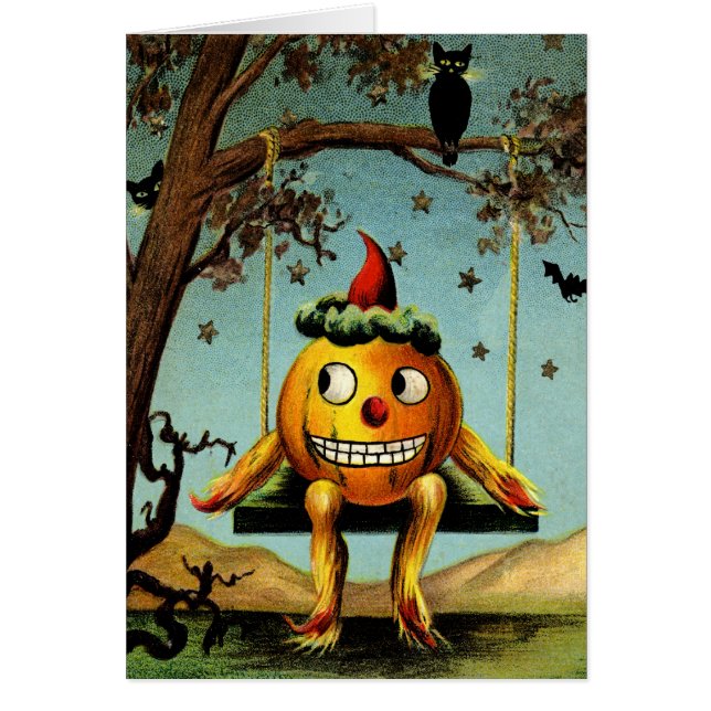  Jack O'Lantern Halloween Card (Voorkant)