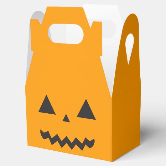 Jack O'Lantern Halloween Favor Box Bedankdoosjes (Geopend)