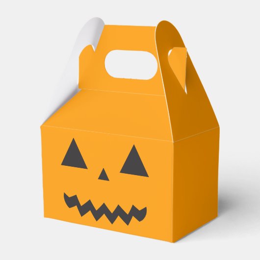 Jack O'Lantern Halloween Favor Box Bedankdoosjes (Voorkant Zijde)