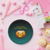 Jack o'lantern Halloween Papieren Bordje (Feest)