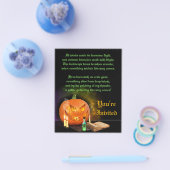 Jack O'Lantern Halloween Party Invitation Flyer (Enkel)