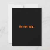 Jack O'Lantern Halloween Party Invitation Kaart (Achterkant)