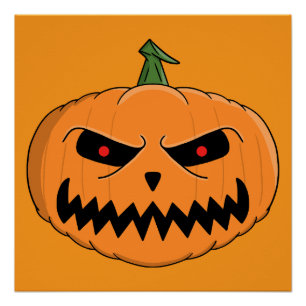 Jack O'Lantern - Halloween Perfect Poster