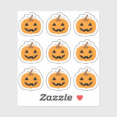 Jack O'Lantern Halloween Pompoen Bujo Planner Sticker (Vel)