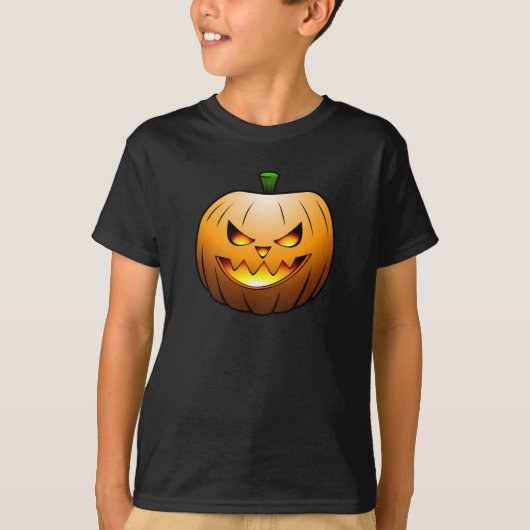 Jack o'lantern Halloween pompoen T-shirt (Voorkant)