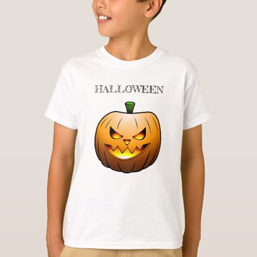 Jack o'lantern Halloween pompoen T-shirt (Voorkant)