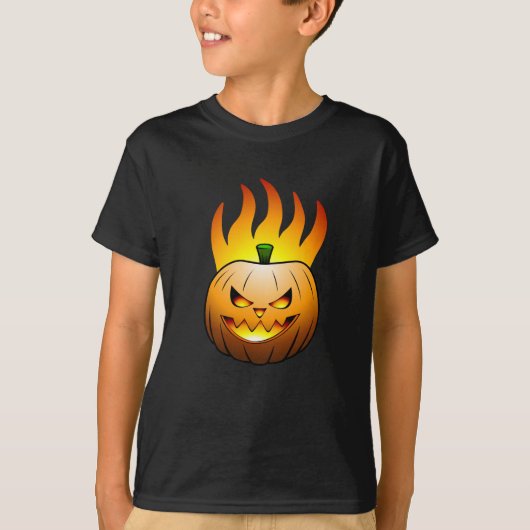 Jack O'lantern Halloween Pumpkin T-shirt (Voorkant)