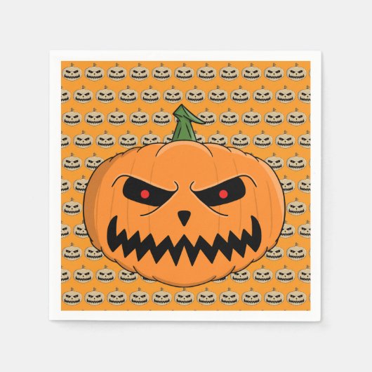 Jack O'Lantern - Halloween Servet (Voorkant)