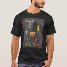 Jack O'lantern is langs de deuren voor snoepgoed