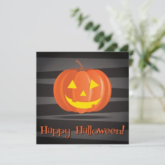 Jack O'Lantern. Kaart (Staand voorkant)