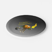 Jack O'lantern naar de trick or treat Papieren Bordje (Gekanteld)