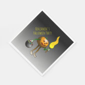 Jack O'lantern naar de trick or treat Servet (Hoek)