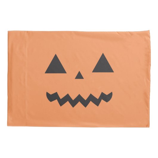 Jack O'Lantern Pillow Hoesje Kussensloop (Achterkant)
