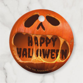Jack o'lantern pompoen Halloween cadeau decoratie Bedankjes Labels