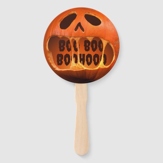 Jack o'lantern pompoen Halloween huisdecoratie Handwaaier (Achterkant)