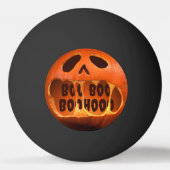 Jack o'lantern pompoen Halloween tafeltennis Pingpongbal (Achterkant)