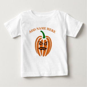 Jack O'Lantern, Pumpkin Face Baby T-Shirt