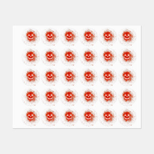 Jack O'lantern Pumpkin heeft gekropen Labels