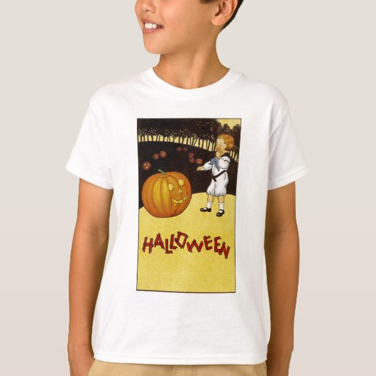 Jack o'Lantern Pumpkin Patch Halloween T-shirt (Voorkant)