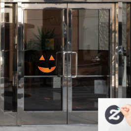 Jack o'lantern raamsticker