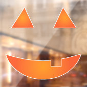Jack o'lantern raamsticker (Vel 2)
