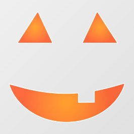 Jack o'lantern raamsticker