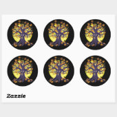 Jack O'Lantern Ronde Sticker (Vel)