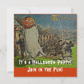 Jack o'Lantern Scarecrow en Boys Kaart (Voorkant)