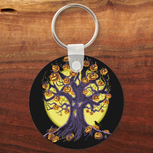 Jack O'Lantern Sleutelhanger (Voorkant)