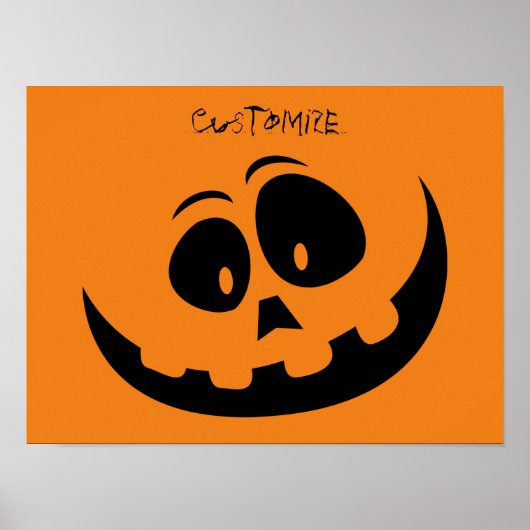 Jack O'lantern Smile Thunder_Cove Poster (Voorkant)