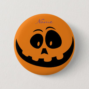 Jack O'lantern Smile Thunder_Cove Ronde Button 5,7 Cm