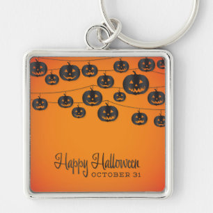 Jack O'lantern string Sleutelhanger