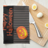 Jack O'Lantern. Theedoek (Quarter Fold)