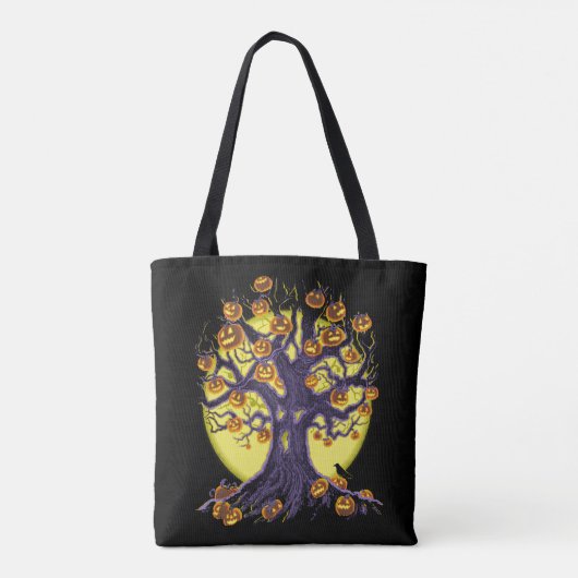 Jack O'Lantern Tote Bag (Achterkant)