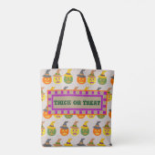 Jack O'Lantern Trick or treat Tote Bag (Achterkant)