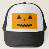 Jack O'Lantern Trucker Hoed Trucker Pet (Voorkant)