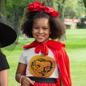 Jack O'Lantern Vampire Gezicht Halloween Meisjes T-shirt