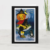 Jack o'Lantern Witch Kaart (Voorkant)
