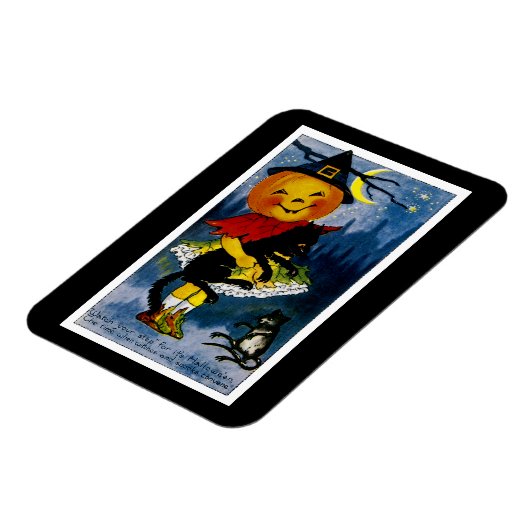 Jack o'Lantern Witch Magneet (Linkerzijde)