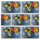 Jack o'Lantern Witch Stof (Swatch)