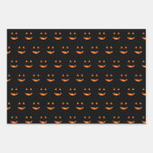Jack o'lantern Wrapping Paper Flat Sheet Set 3 (Voorkant 3)