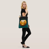 Jack O'lanterns Halloween Nacht Tote Bag (Op model)