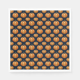 Jack O'Lanterns op Halloween Servet