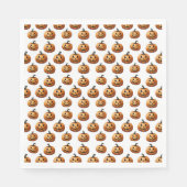 Jack O'Lanterns op wit Servet (Voorkant)